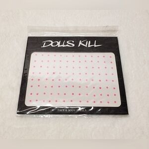 New Y2K Dolls Kill Pink Face & Body Jewels